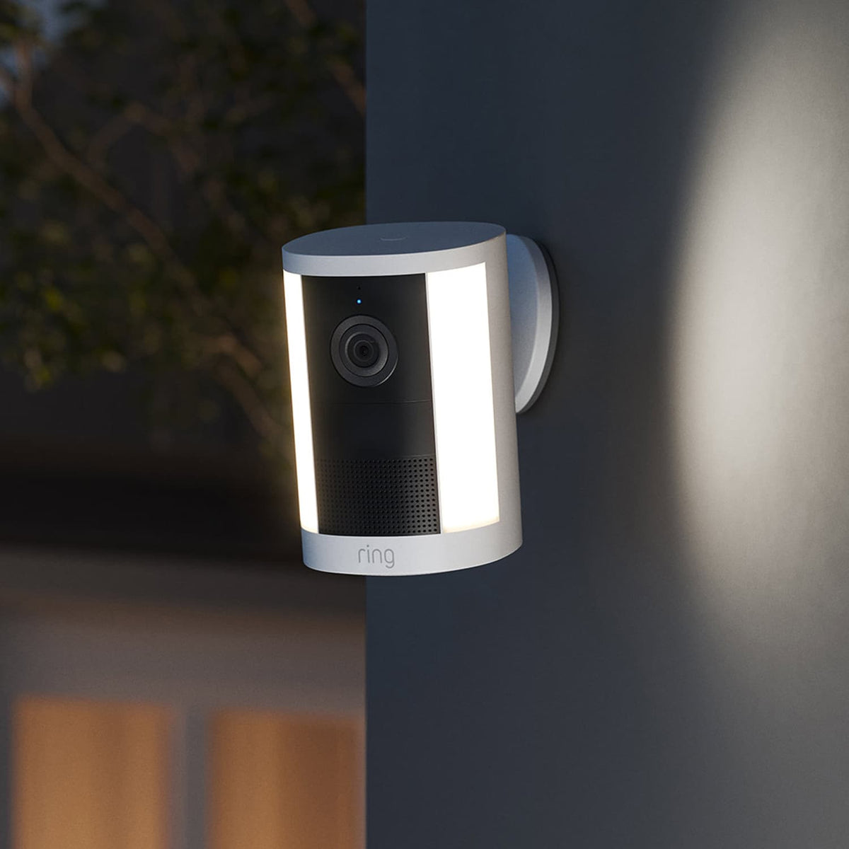 Ring Spotlight Cam 2K Battery Wireless Security Camera - White