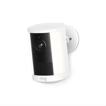 Ring Spotlight Cam 2K Battery Wireless Security Camera - White