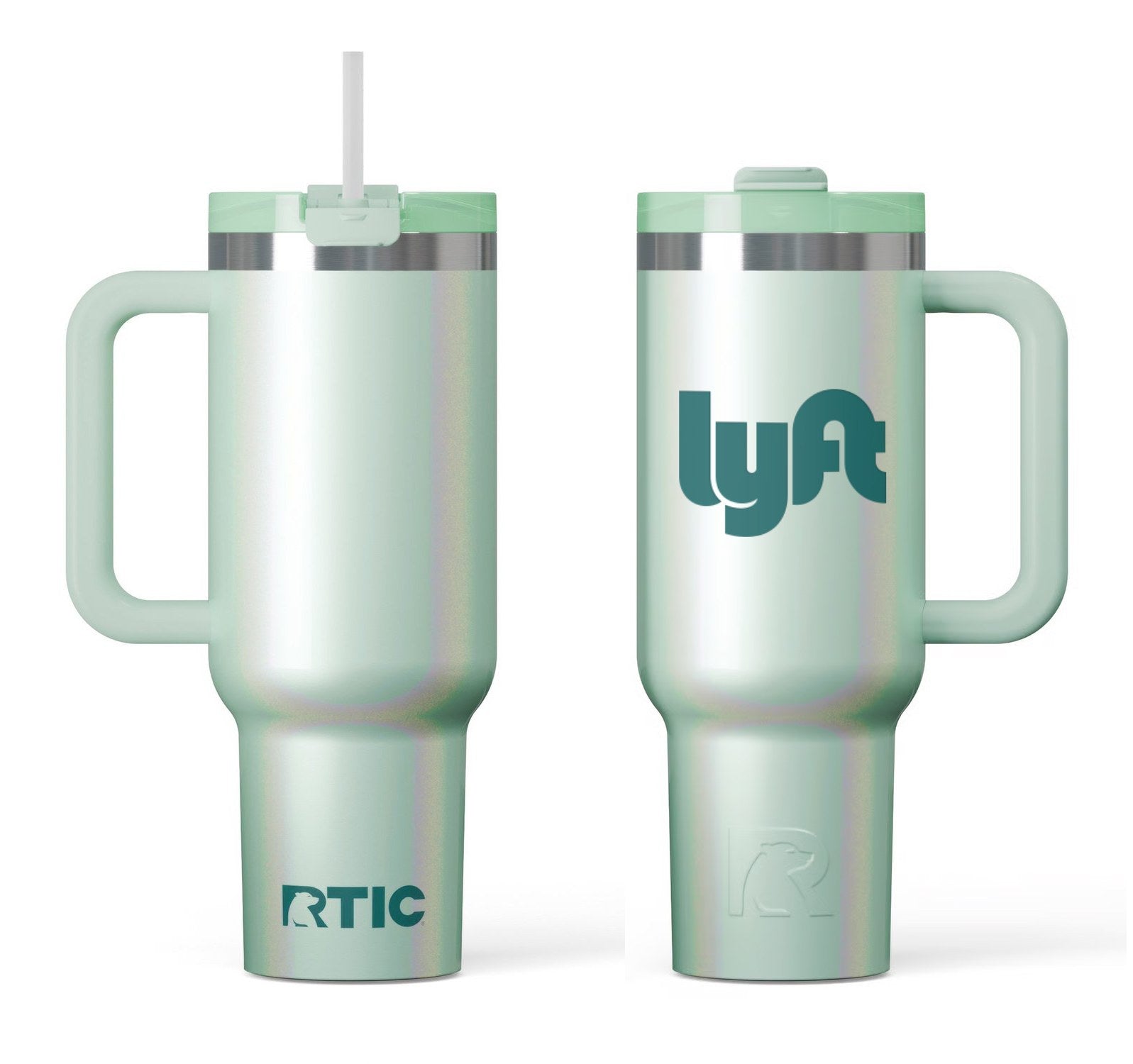 RTIC 40 oz Road Trip Ceramic-Lined Tumbler with custom logo